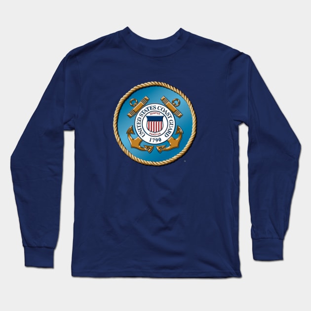 U.S. Coast Guard Long Sleeve T-Shirt by robophoto